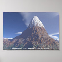 Sunrise on Mt Caras Print
