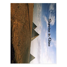 Sunrise on the Giza Plain Postcard