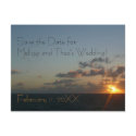 Sunrise over San Juan Save the Date Postcard