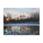Sunrise Pond in upstate New York Postcard
