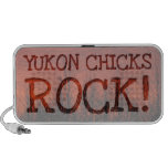 Sunrise Silhouette; Yukon Chicks ROCK Travelling Speakers