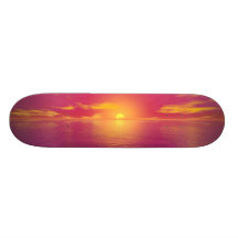 Sunrise Sunset Custom Skate Board