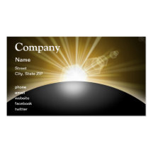 Sunrise Sunset Planet Business Cards