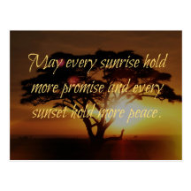Sunrise, Sunset Post Cards
