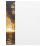 Sunrise With Clouds St. Martin Customized Letterhead