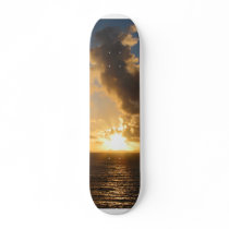 Sunrise With Clouds St. Martin Skateboard Decks