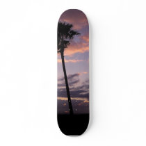 Sunrises Palm Trees Skate Deck