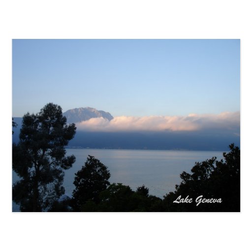 Sunrising at Lake Geneva Post Cards