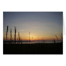 sunset 009 greeting card