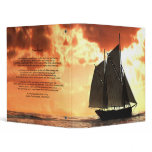Sunset 1" ring binder.