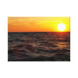 Sunset @ 60 Miles Out Canvas Print