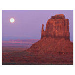 Sunset and moonrise at Mitten Butte, Monument Vall Personalized Flyer