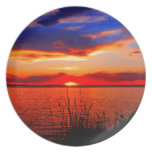 Sunset Art Party Plates