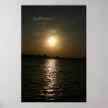 Sunset at Danshui, Taipei County, Taiwan Print