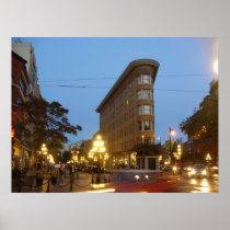 Sunset at Gastown Vancover BC Print