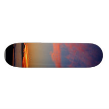 Sunset At La Jolla Shores Skate Board Deck