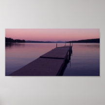 Sunset at Lac Megantic Print