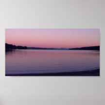 Sunset at Lac Megantic Print