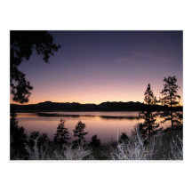 Sunset at Lake Tahoe Postcard