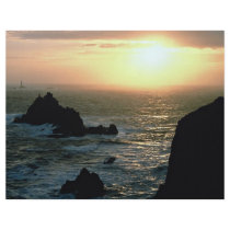 Sunset at Land's End at the Cornish Riviera Custom Flyer