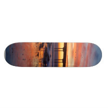 Sunset At Ocean Beach Skateboards