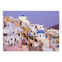 Sunset at Oil, Santorini 2 Greeting Cards