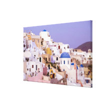 Sunset at Oil, Santorini 2 Stretched Canvas Prints