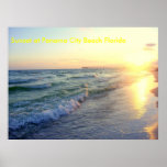 Sunset at Panama City Beach Florida Print