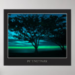 Sunset at Pu'unui Park posters, Hawaii