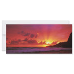 Sunset at the island rack cards