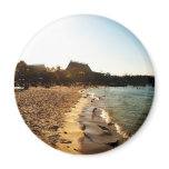 Sunset at the Polynesian Fridge Magnet