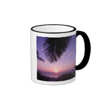 Sunset at West End, Cayman Brac, Cayman Islands, Coffee Mug