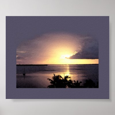 Sunset  Bay Posters by picturepizzazz
