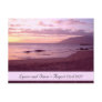 Sunset Beach Save the Date Postcard