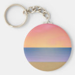 Sunset Beach Scene: Key Chain