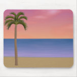 Sunset Beach Scene: Mouse Pads
