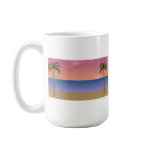 Sunset Beach Scene: Coffee Mugs