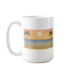 Sunset Beach Scene: Mug