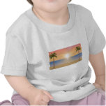 Sunset Beach Scene: Tees