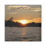 Sunset Black Lake Magnet