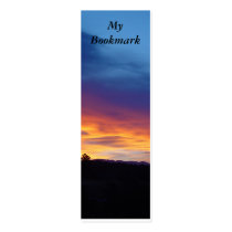 Sunset Bookmark Business Cards