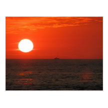 Sunset Booze Cruise Post Card