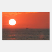 Sunset Booze Cruise Stickers