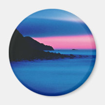 Sunset, Buldir Island, Alaska Fridge Magnets