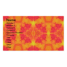 Sunset burst business cards