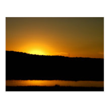 Sunset by the Marsh Post Card
