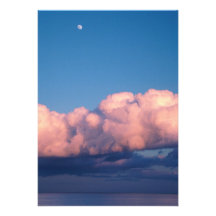 Sunset clouds personalized invitations