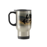 Sunset clouds Travel mug