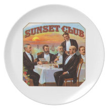 Sunset Club Plates