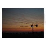Sunset Crane Card